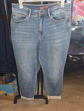 Judy Blue Skinny Fit 16W Flocked Warm Denim Jeans